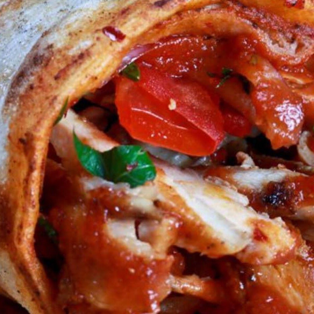 Hatay usulu Tavuk Döner Dürüm Menü