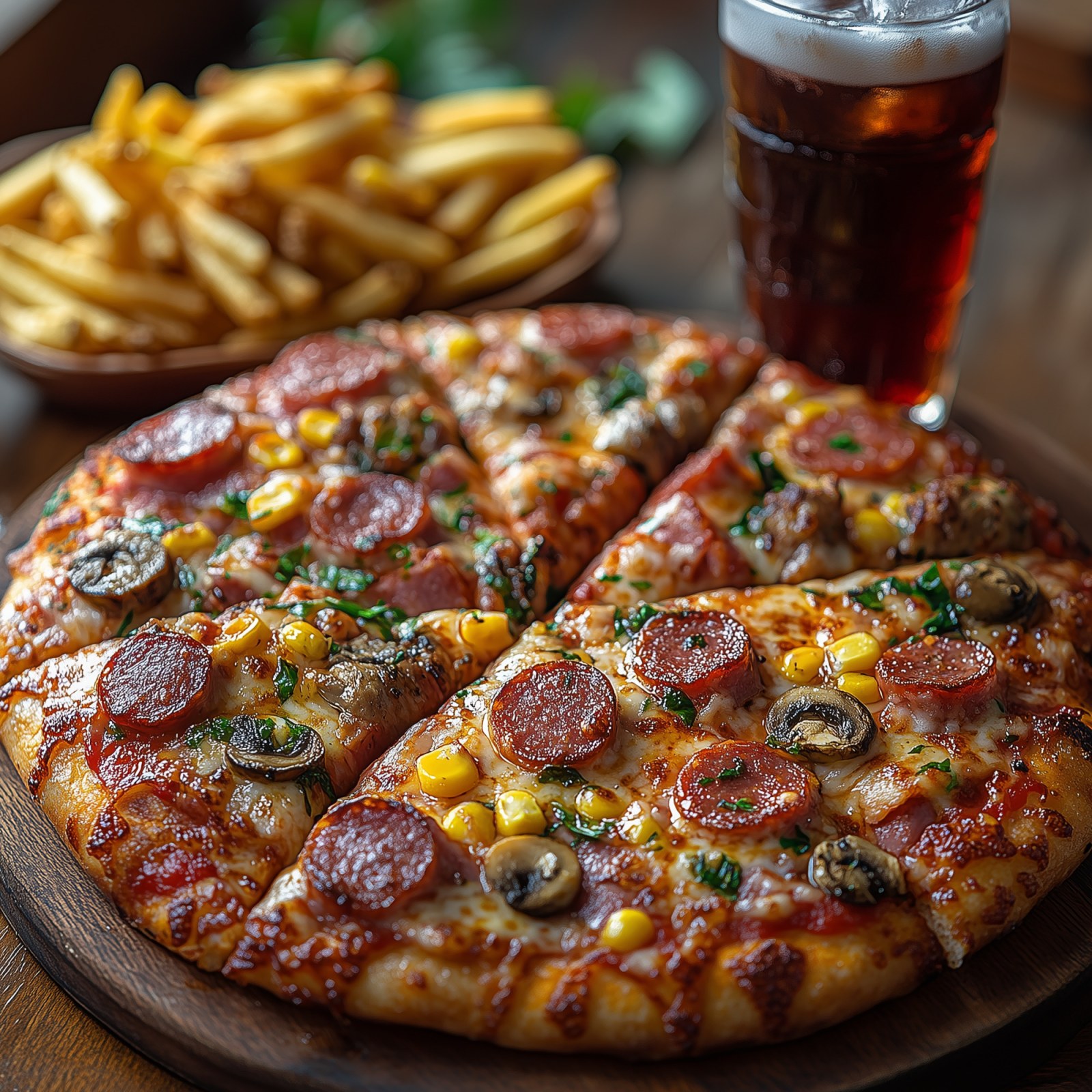 Orta Boy Pizza Menüsü