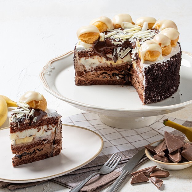 Profiterollü Pasta (No.0) (4 Kişilik)