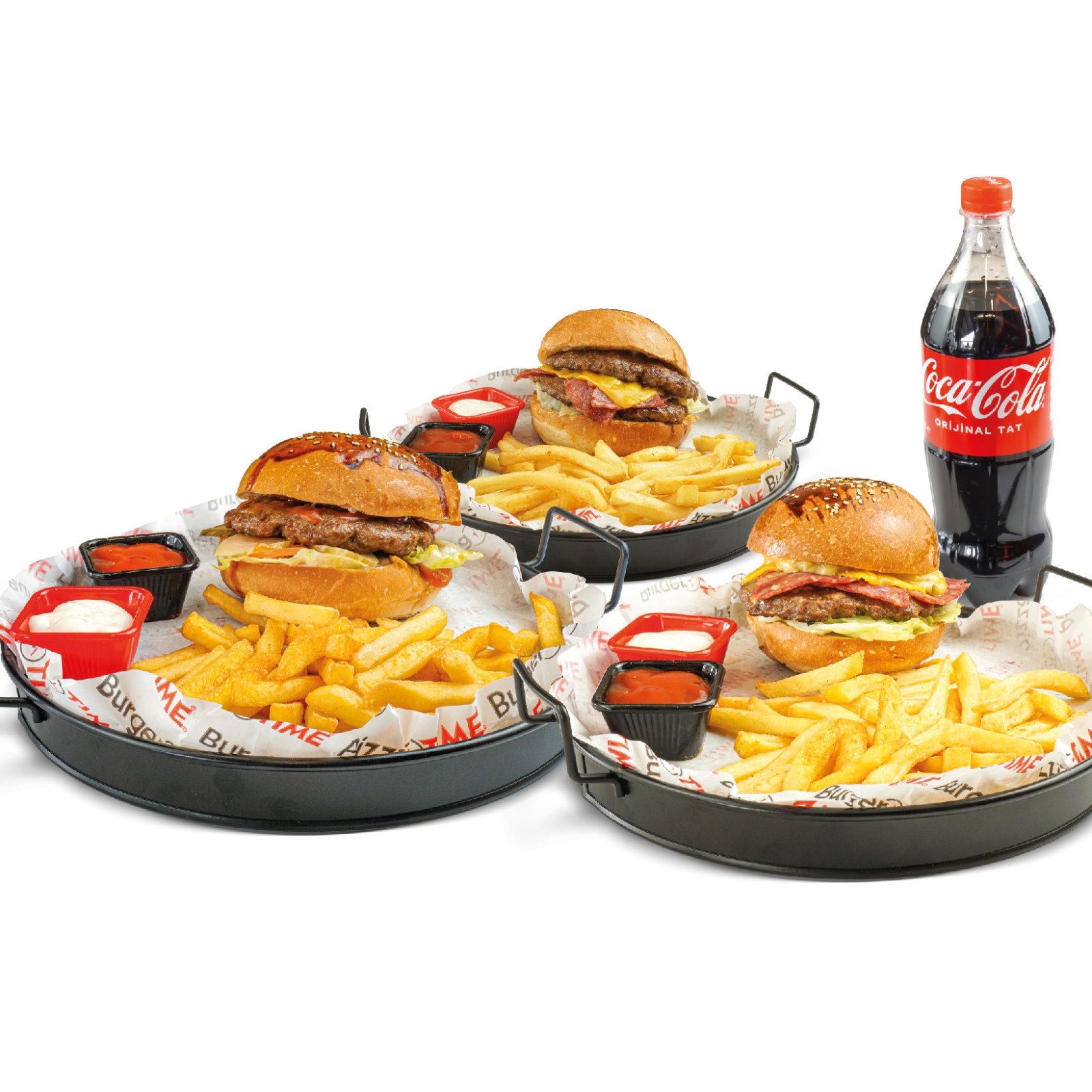 3'lü Hamburger Menü