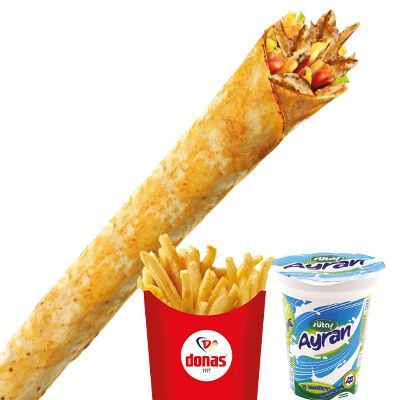 Donas Zurna Et Döner Dürüm Menü 1