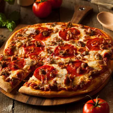 Kavurmalı Pizza Büyük