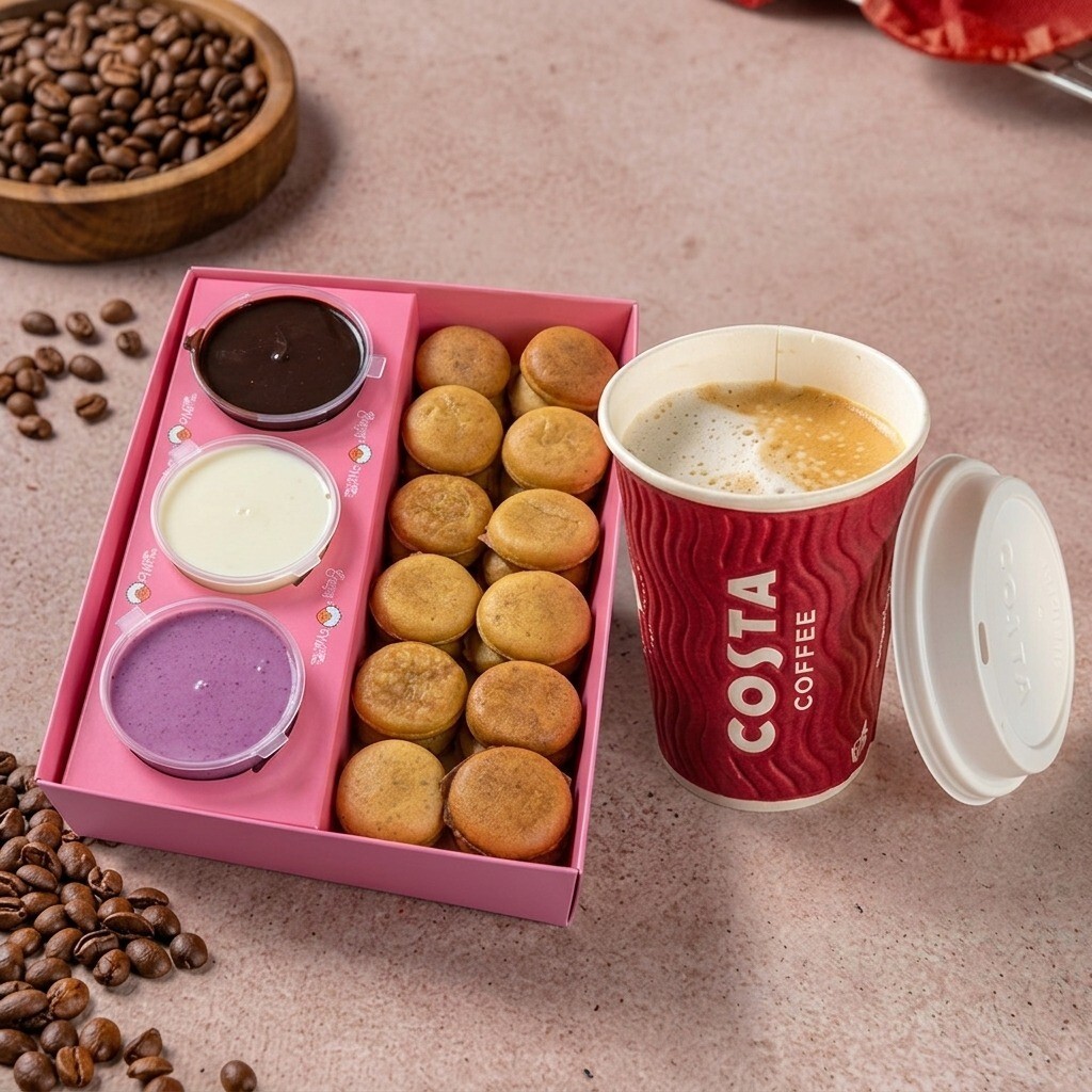 Caffe Americano ve Mini Pancake (25 adet)