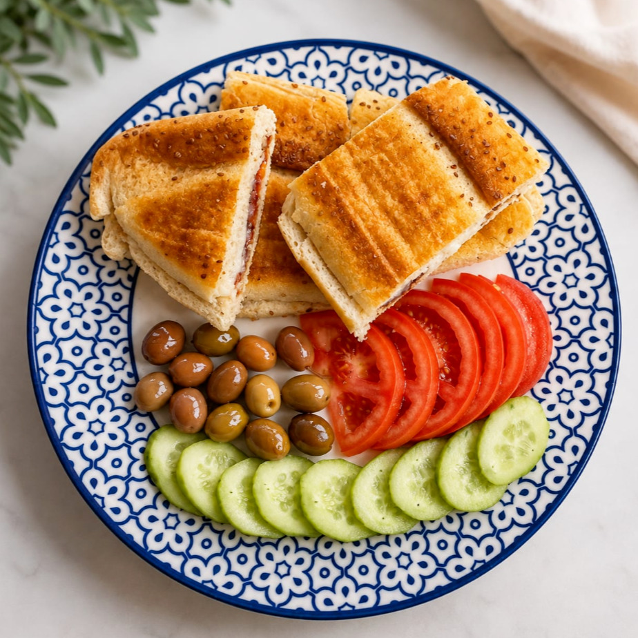 Kaşarlı Sucuklu Tost