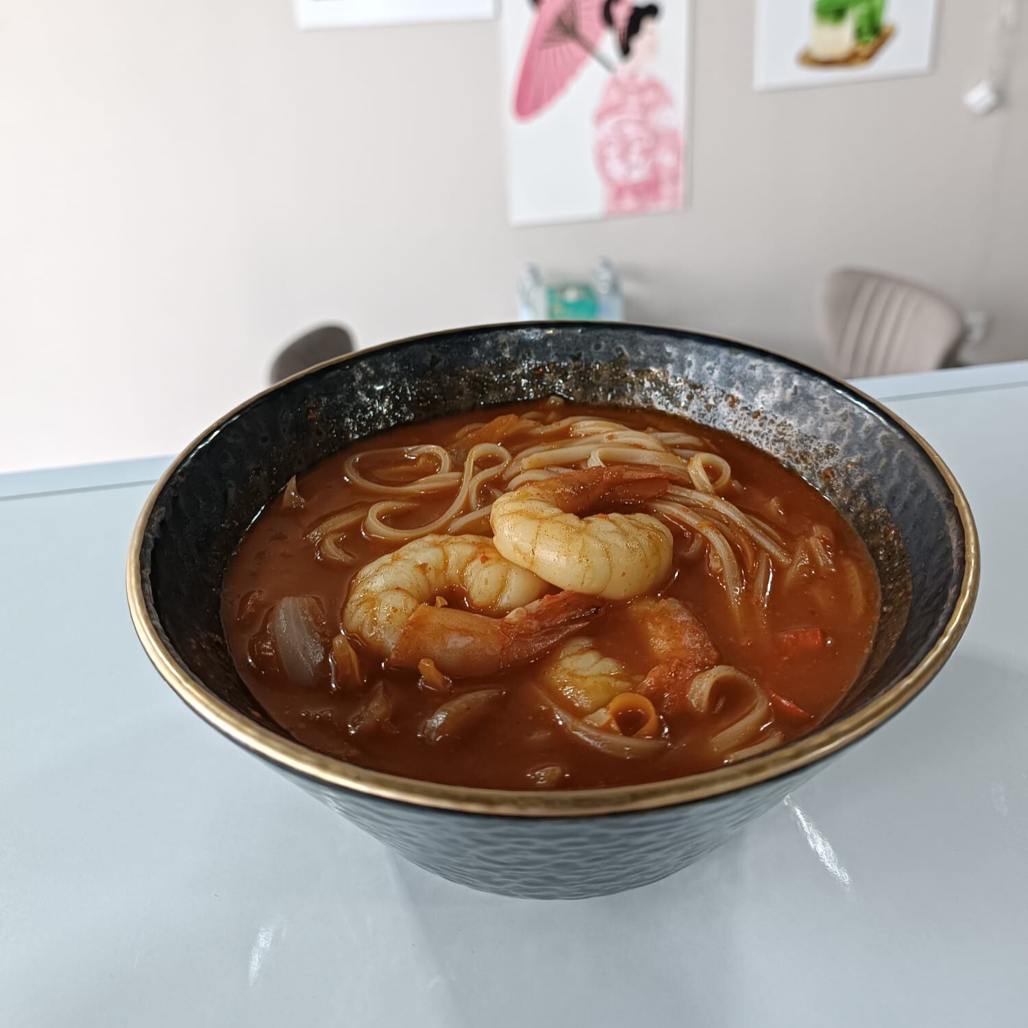 Spicy Soup Noodle (Karideslı)