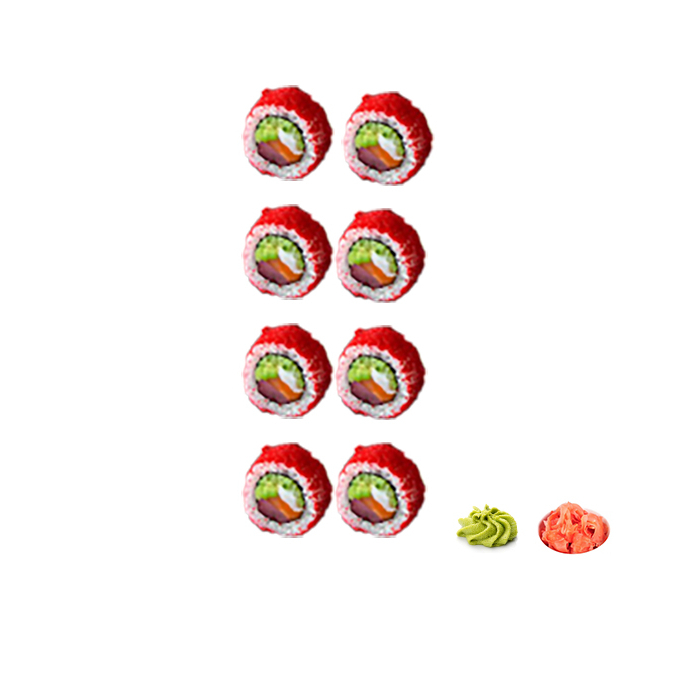 Salmon Maguro California Roll ( 8 Pcs )