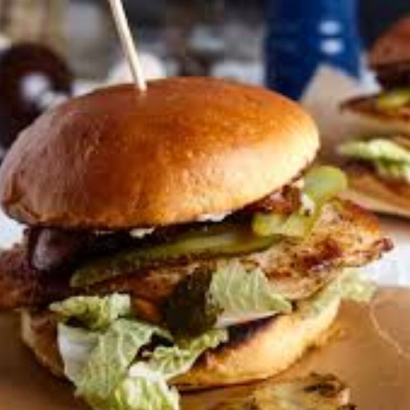 3'lü Tavuk Burger Menü