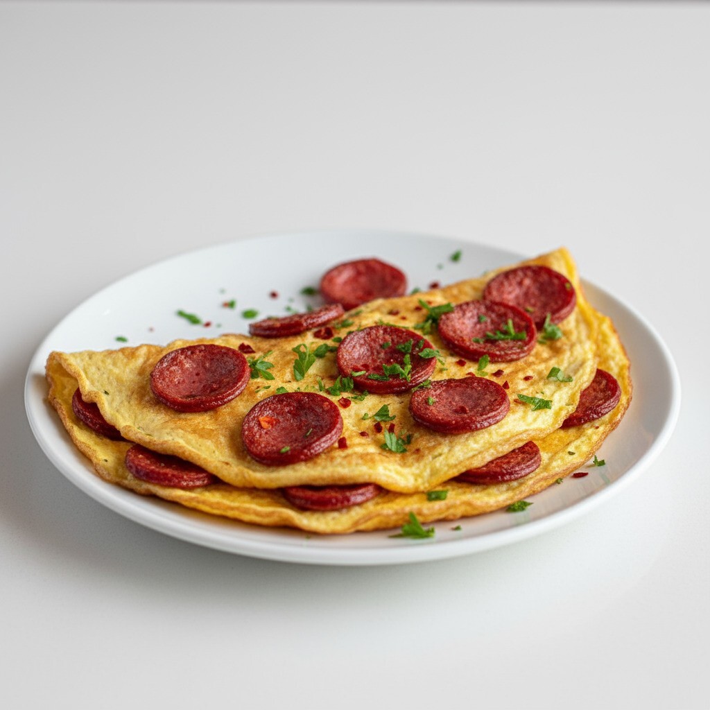 Sucuklu Omlet