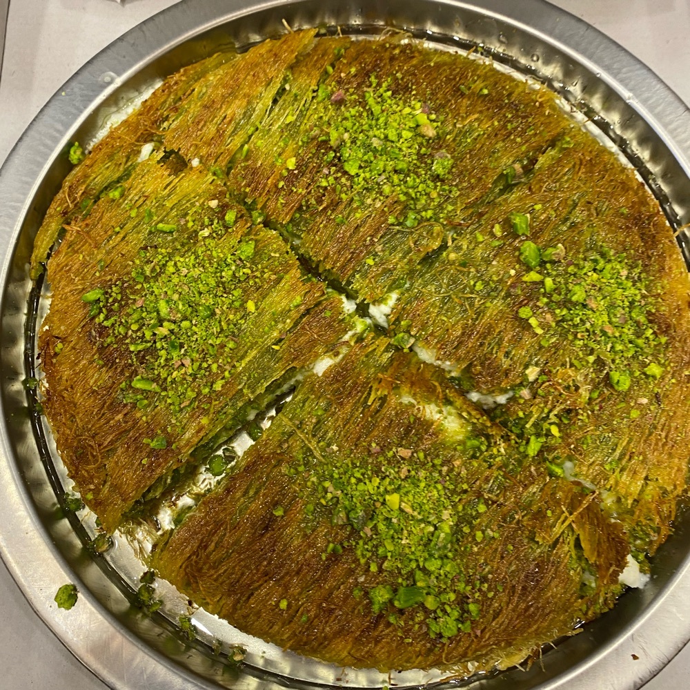Çıtır Kaymaklı Fıstıklı Hasır ( Orta Boy )