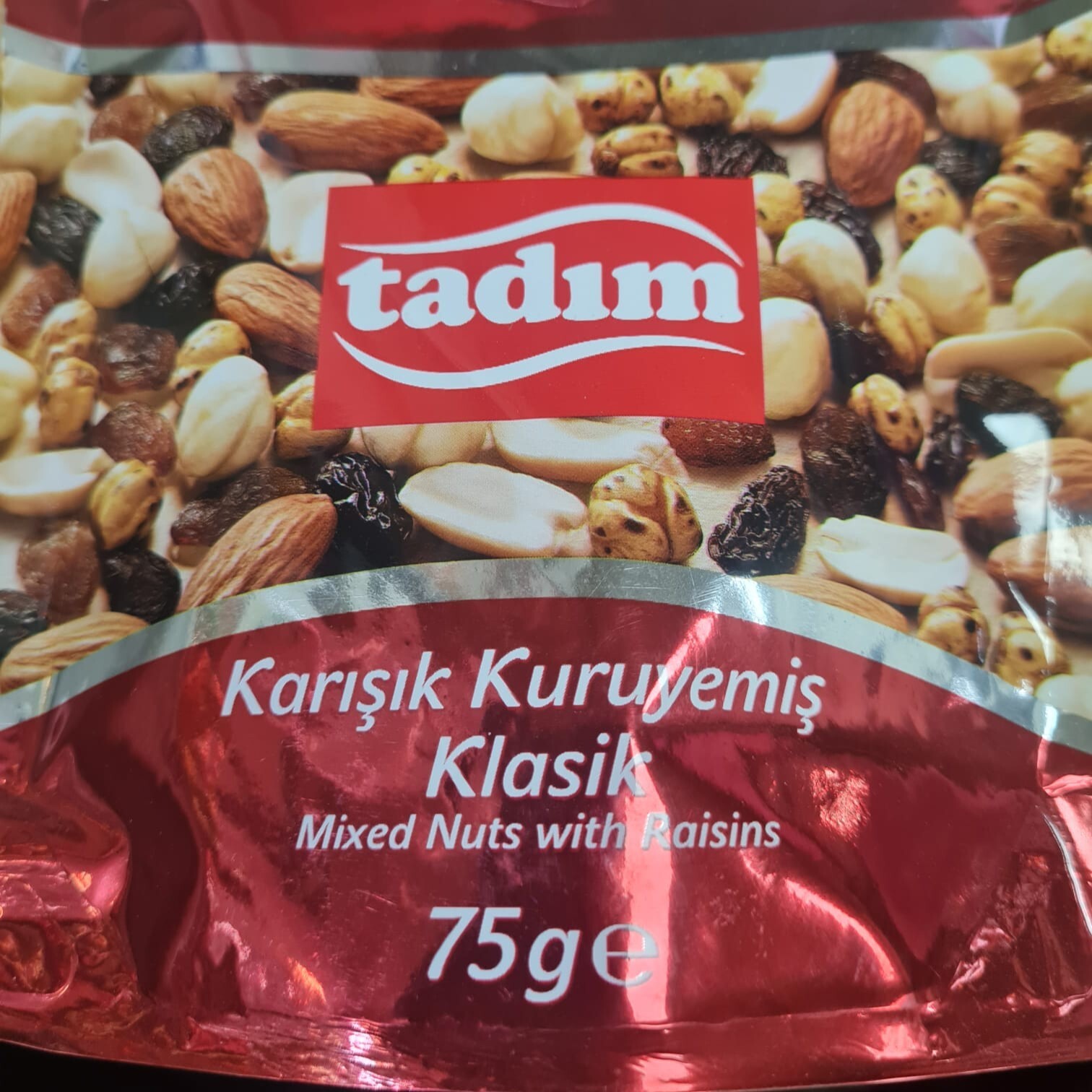 Tadım 75 Gr Karışık Kuruyemiş Klasik