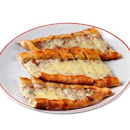 Kuşbaşılı kaşarlı Pide