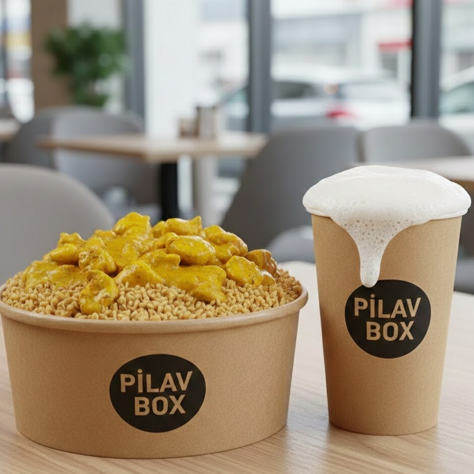 XXL Bulgur Üstü Köri Soslu Tavuk + İçecek