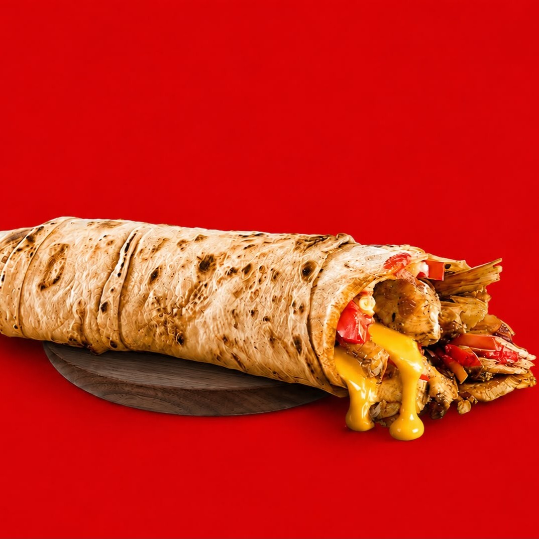 Cheddarlı Tavuk Dürüm
