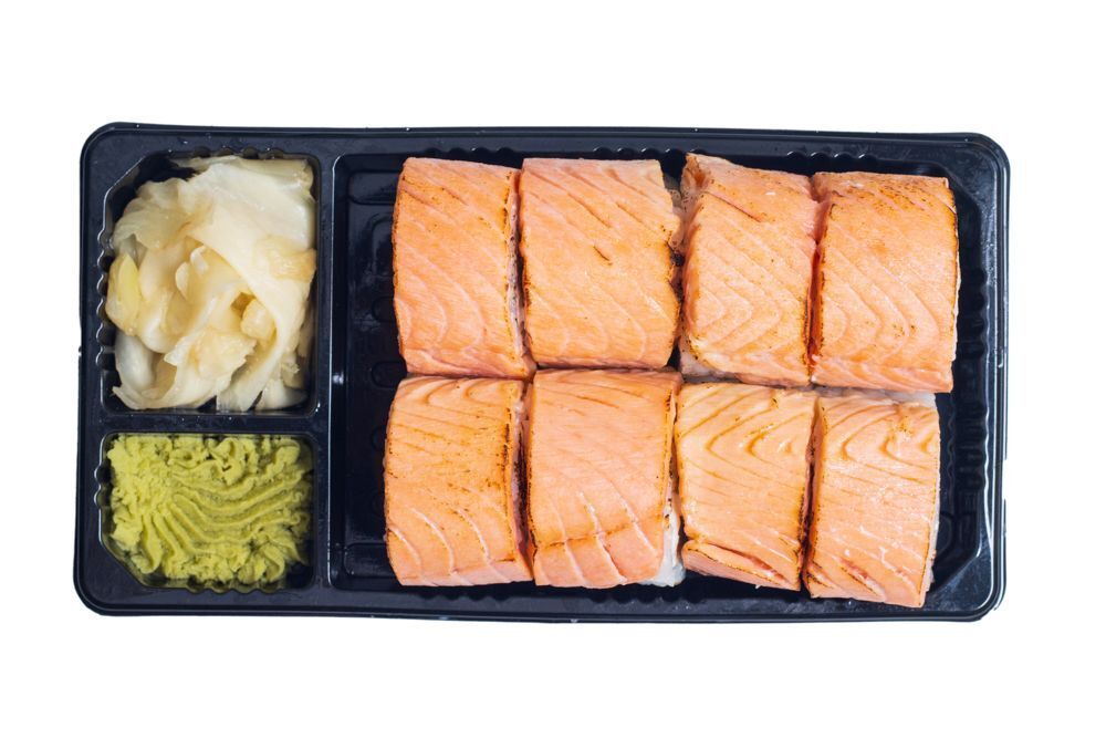 Hot Shrimpy Salmon Roll (8 Pcs.)