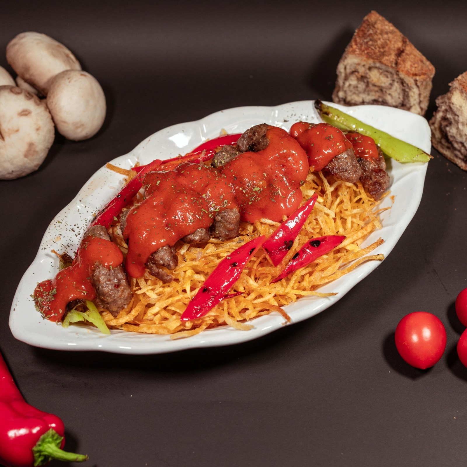 Köfteli Çökertme Kebabı Menü