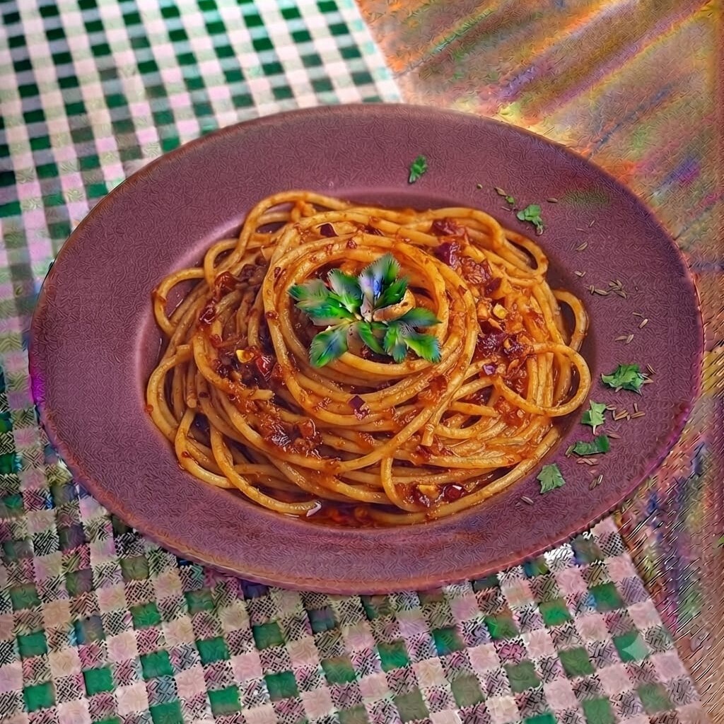 Arabiata Soslu Spagetti Makarna