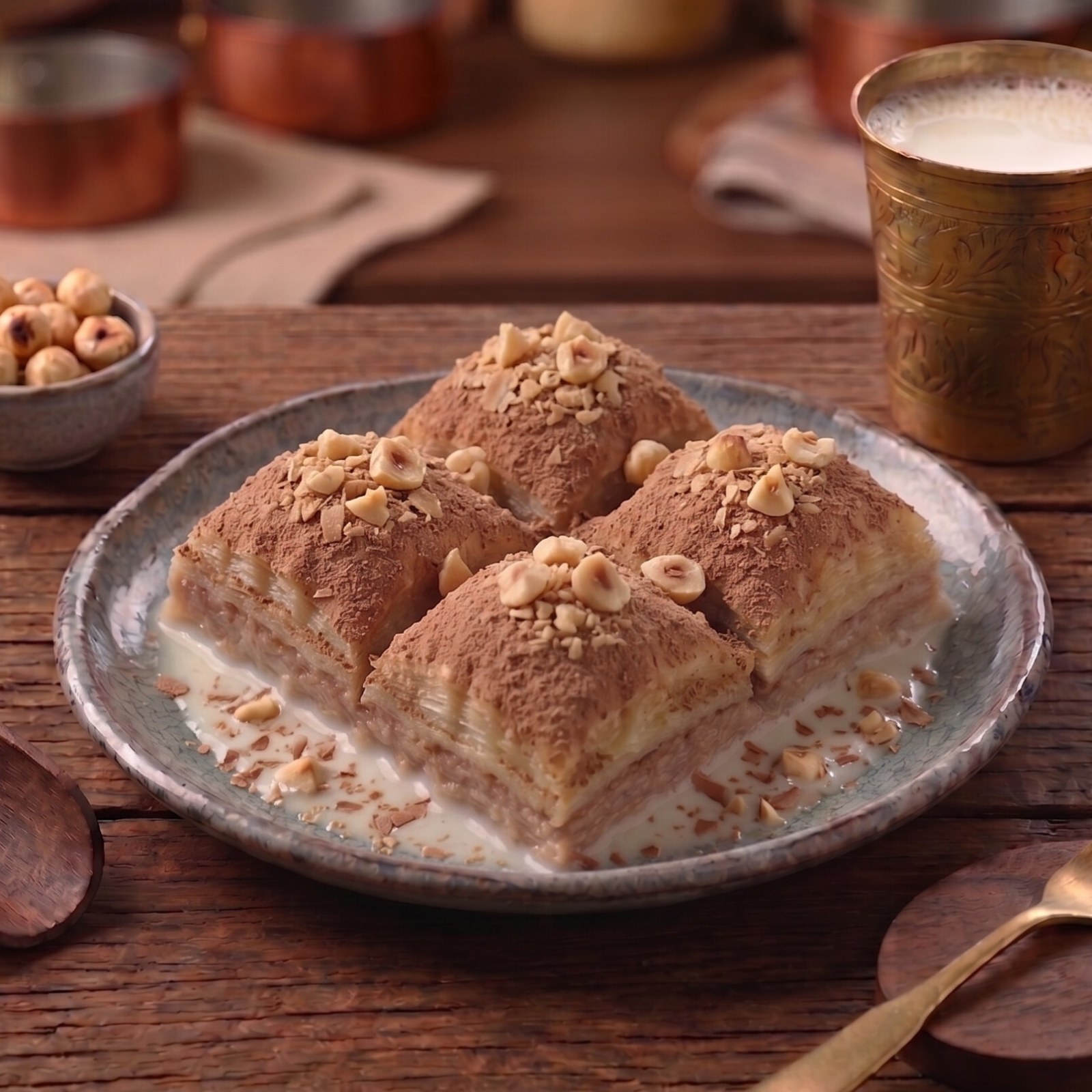 Fındıklı Çikolatalı Soğuk Baklava