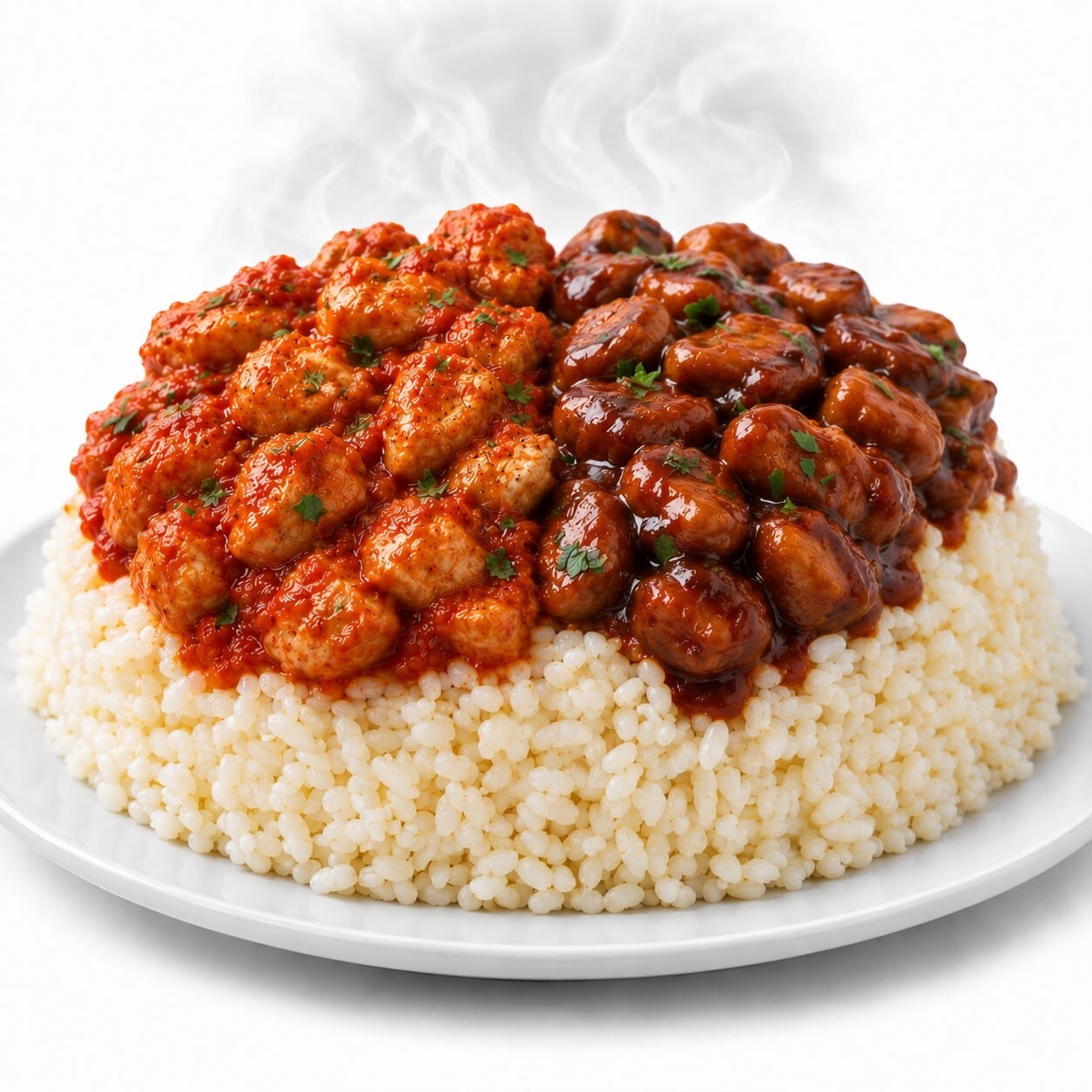 Napoliten & Barbekü Soslu Tavuk Pilav Mix