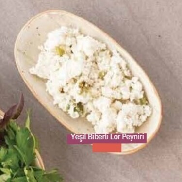Yeşil Biberli Lor Peyniri