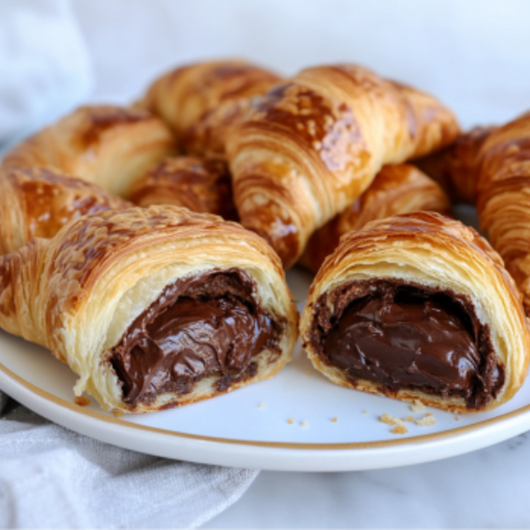 Tereyağlı Kruvasan Nutella Çikolatalı (80 g)