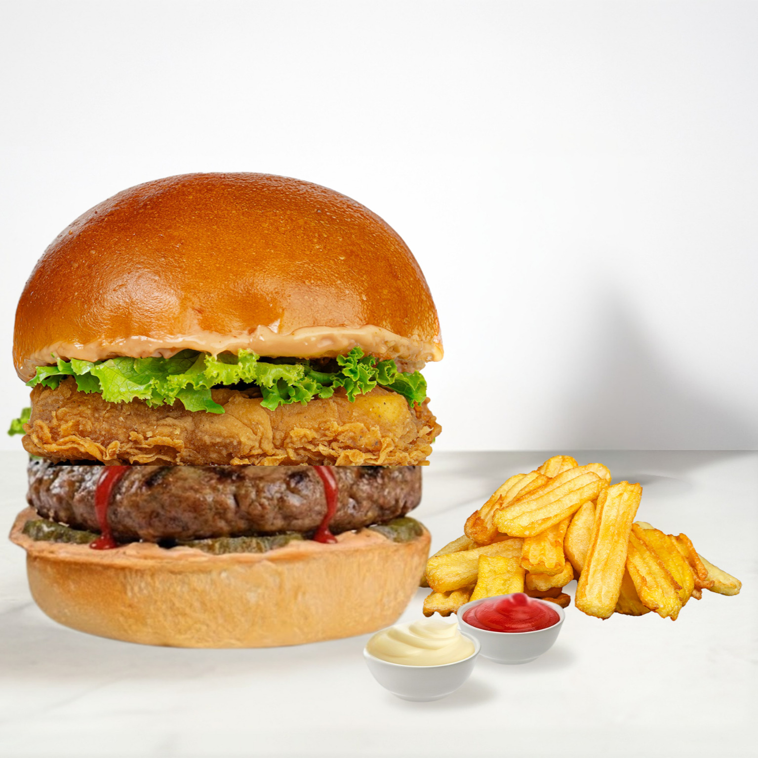 Cheese Suffle Burger