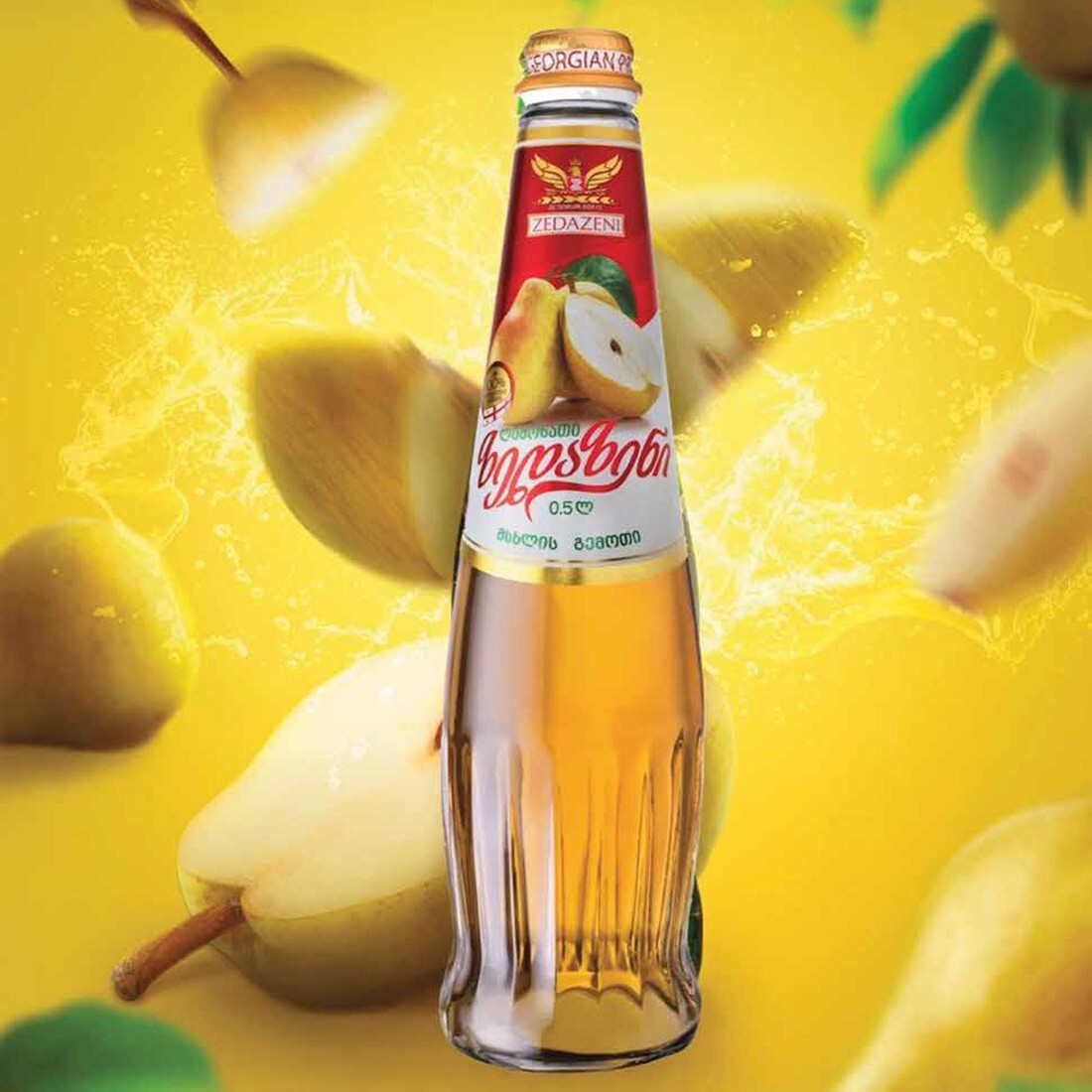 Zedazeni Armut Aromalı Gazoz (500 ml)