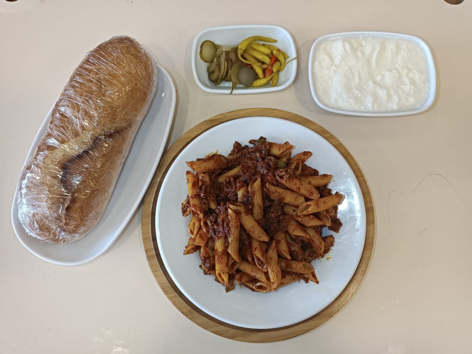 Kıymalı KAŞARLI Makarna
