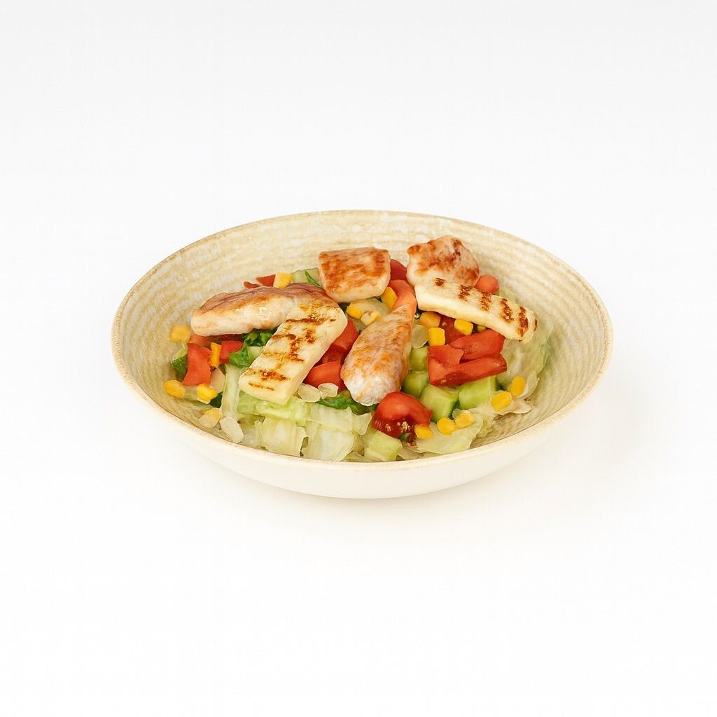 Tavuk - Hellimli Salata