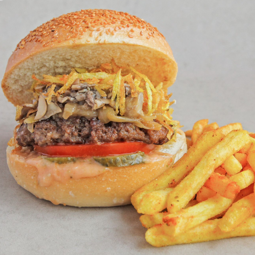 Mushroom Boss Burger