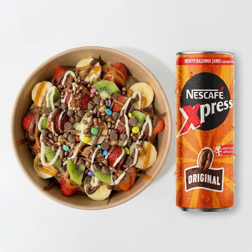 Mirex Kova Bubble Waffle(1-2 kişilik) + Nescafe Xpress 250 ml