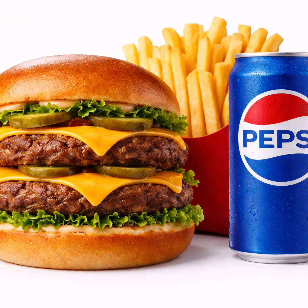 Dubleks Mr Cheeseburger Menü