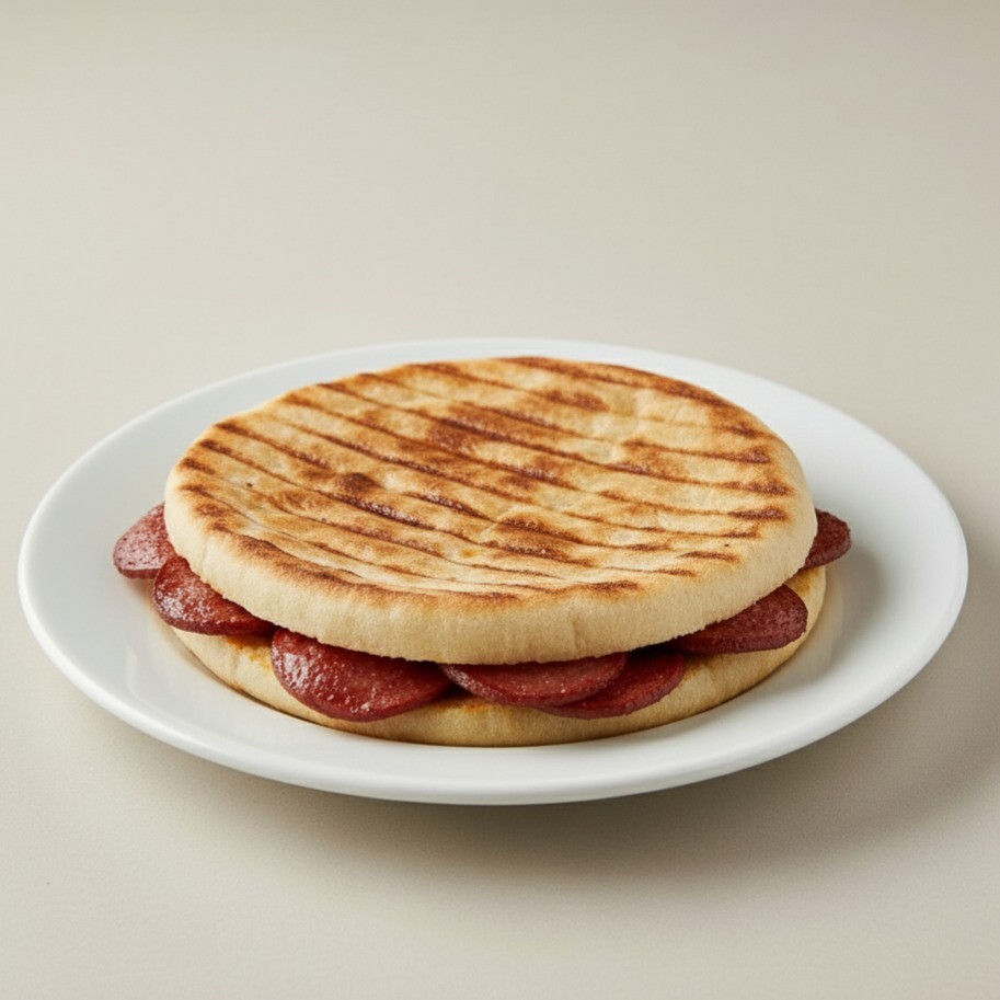 Bazlama Tost (Sucuklu)