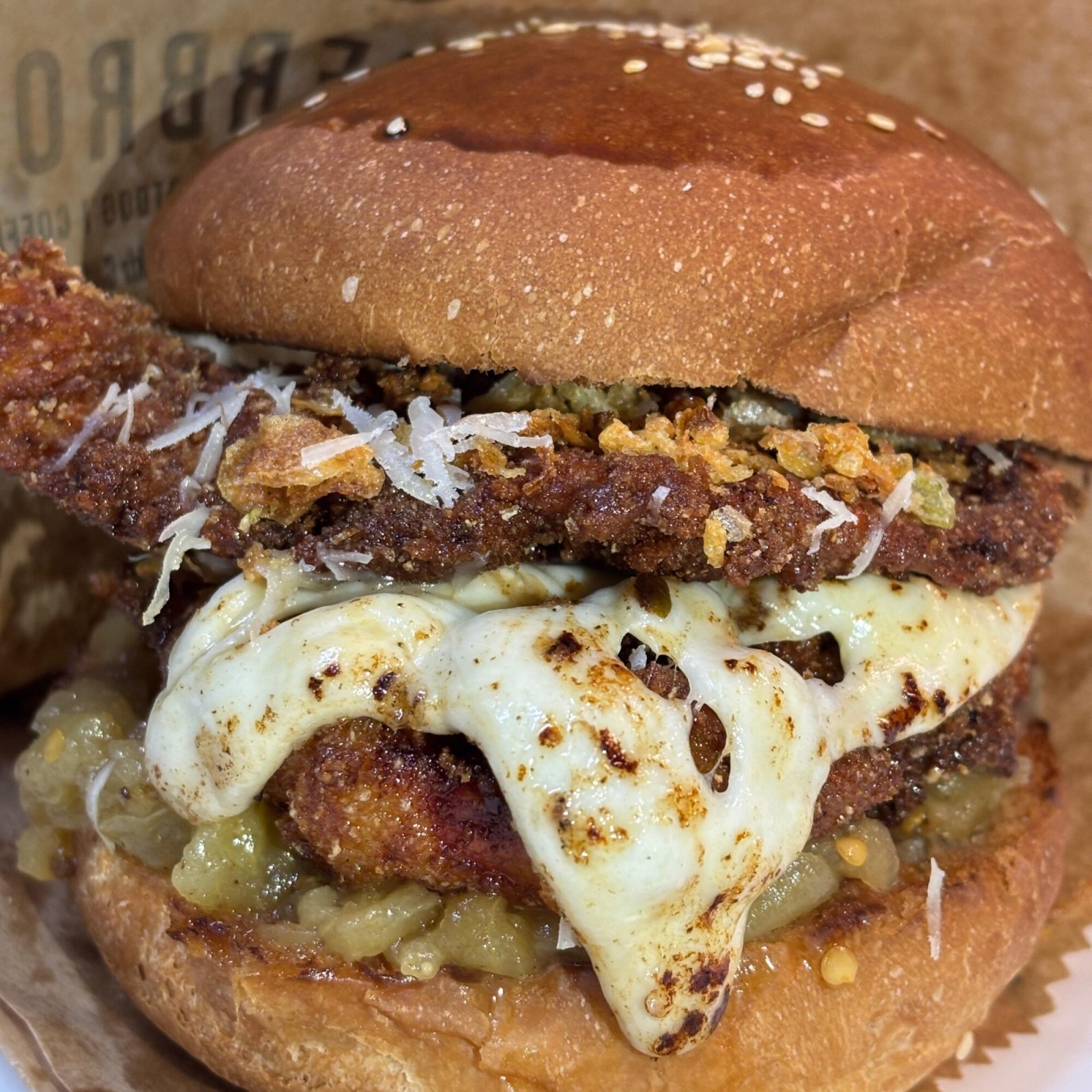 Atom Chicken Burger