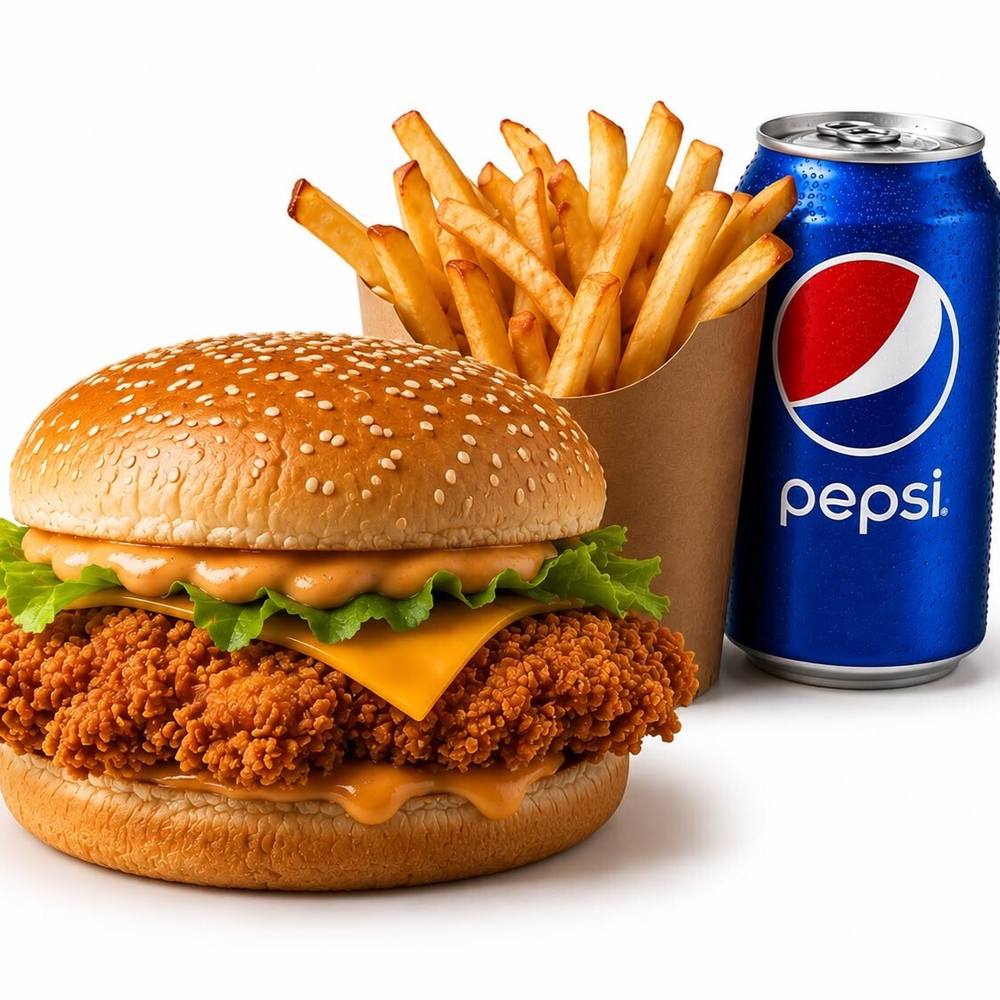 Boss Chicken Burger Menü