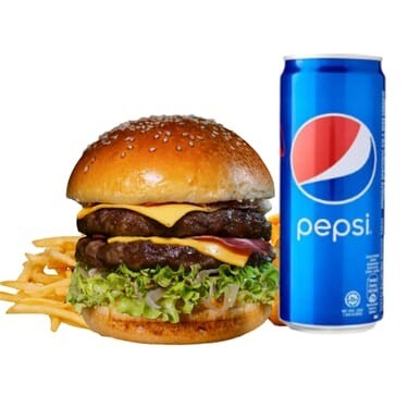 Double Burger Menü