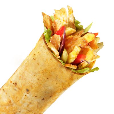 Donas Bol Malzeme Tavuk Döner Dürüm (110 gr.)