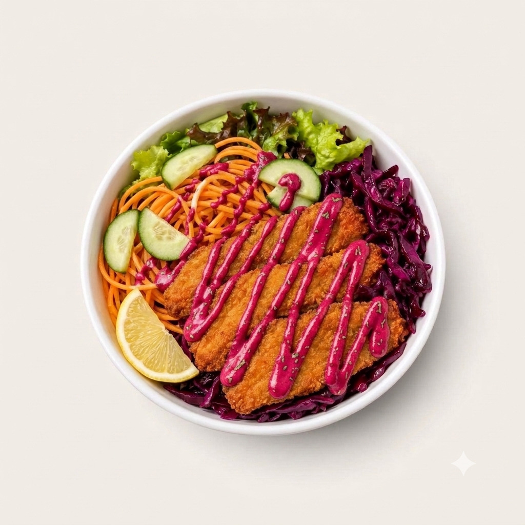 Sesam Schnitzel Salata