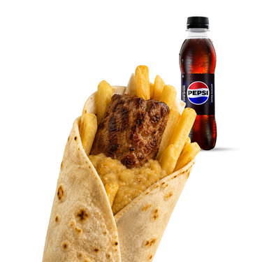 Köz Patlıcanlı Adana Dürüm + Pepsi Menü