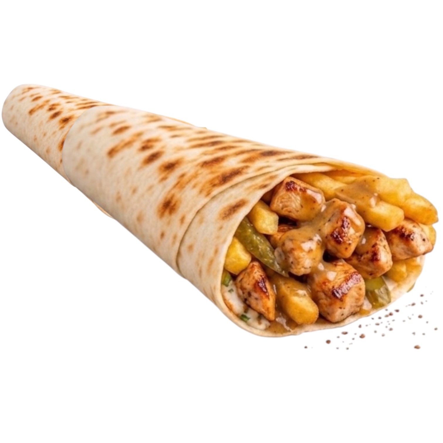 Soslu Tavuklu Wrap (45 cm)