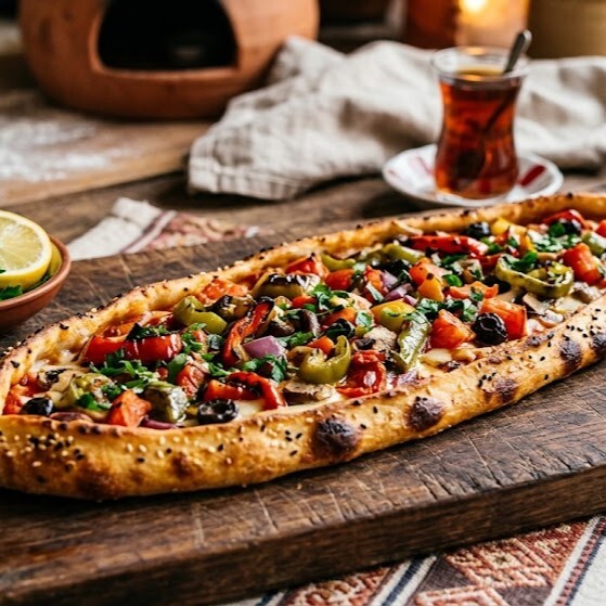 Sebzeli Pide