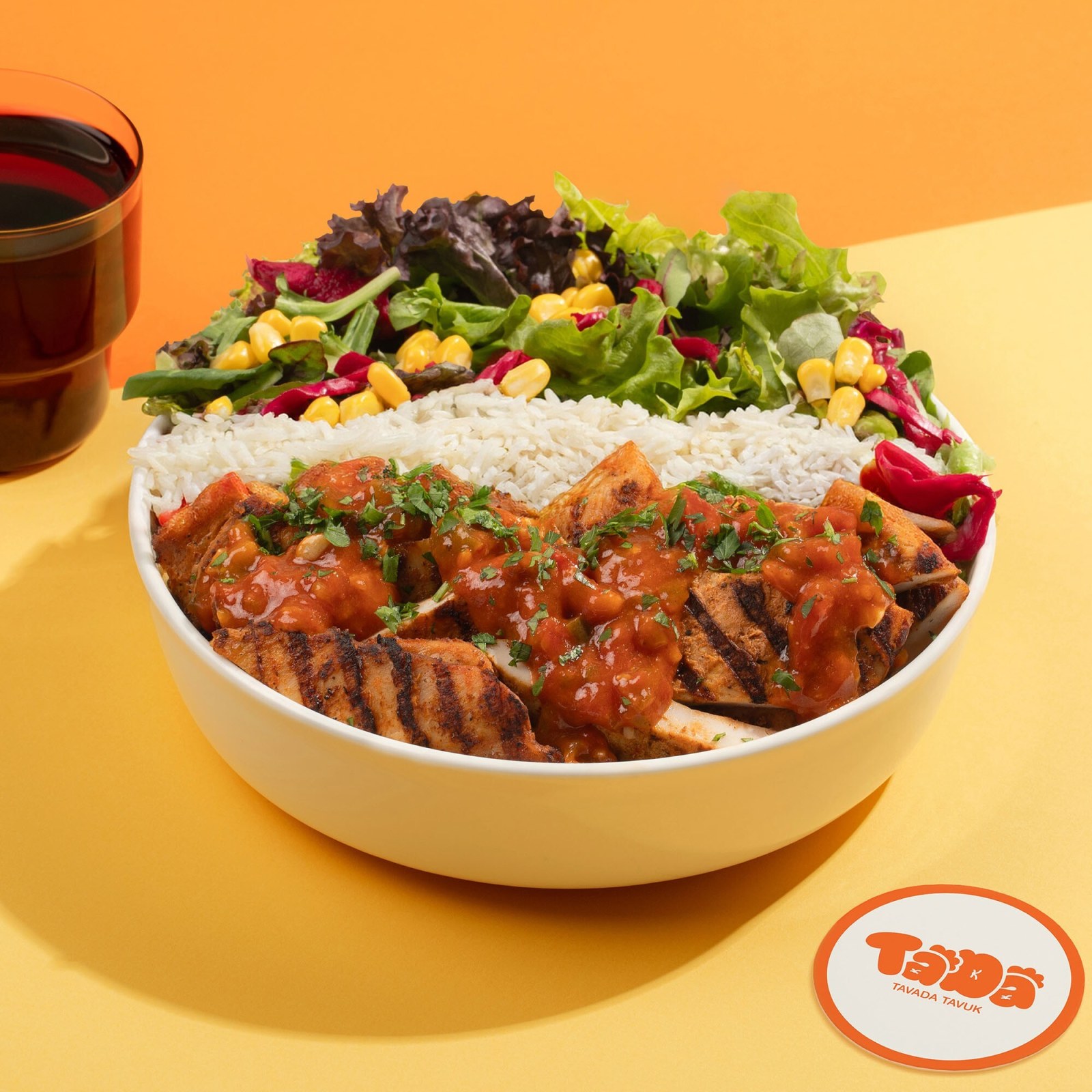 Salsa Soslu Izgara Tavuk Basmati Pilav
