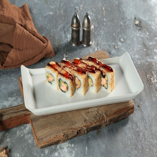 Crunchy Sake Roll (8 Pcs.)