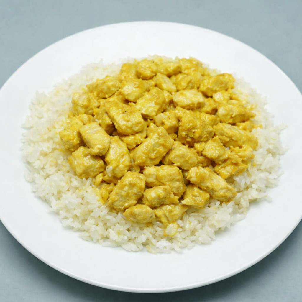 Şefin Köri Soslu Kremalı Tavuklu Pilavı