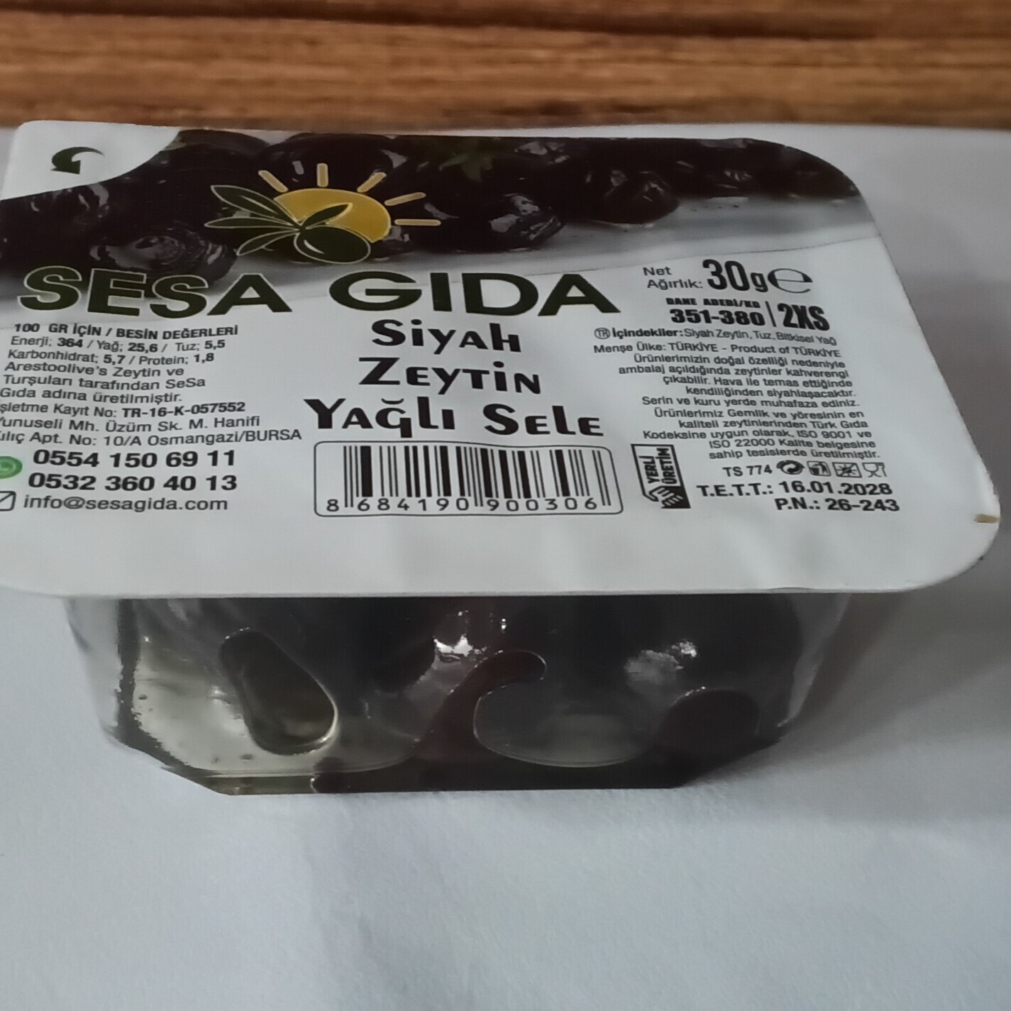 Siyah Zeytin Yağlı Sele