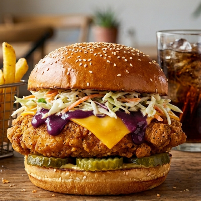 Coleslaw Burger
