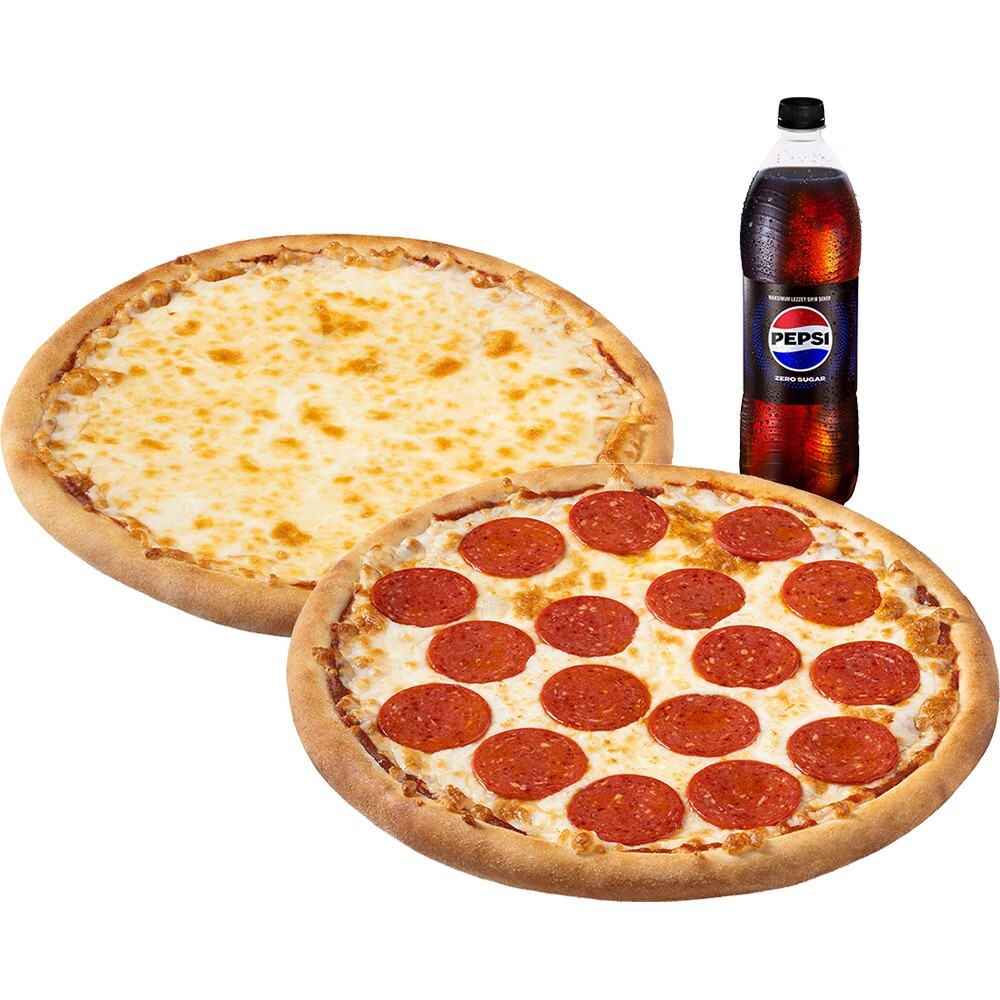 2 Büyük Boy Pizza Menü