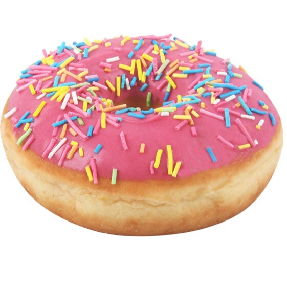 Çilekli Halka Donut (Adet)