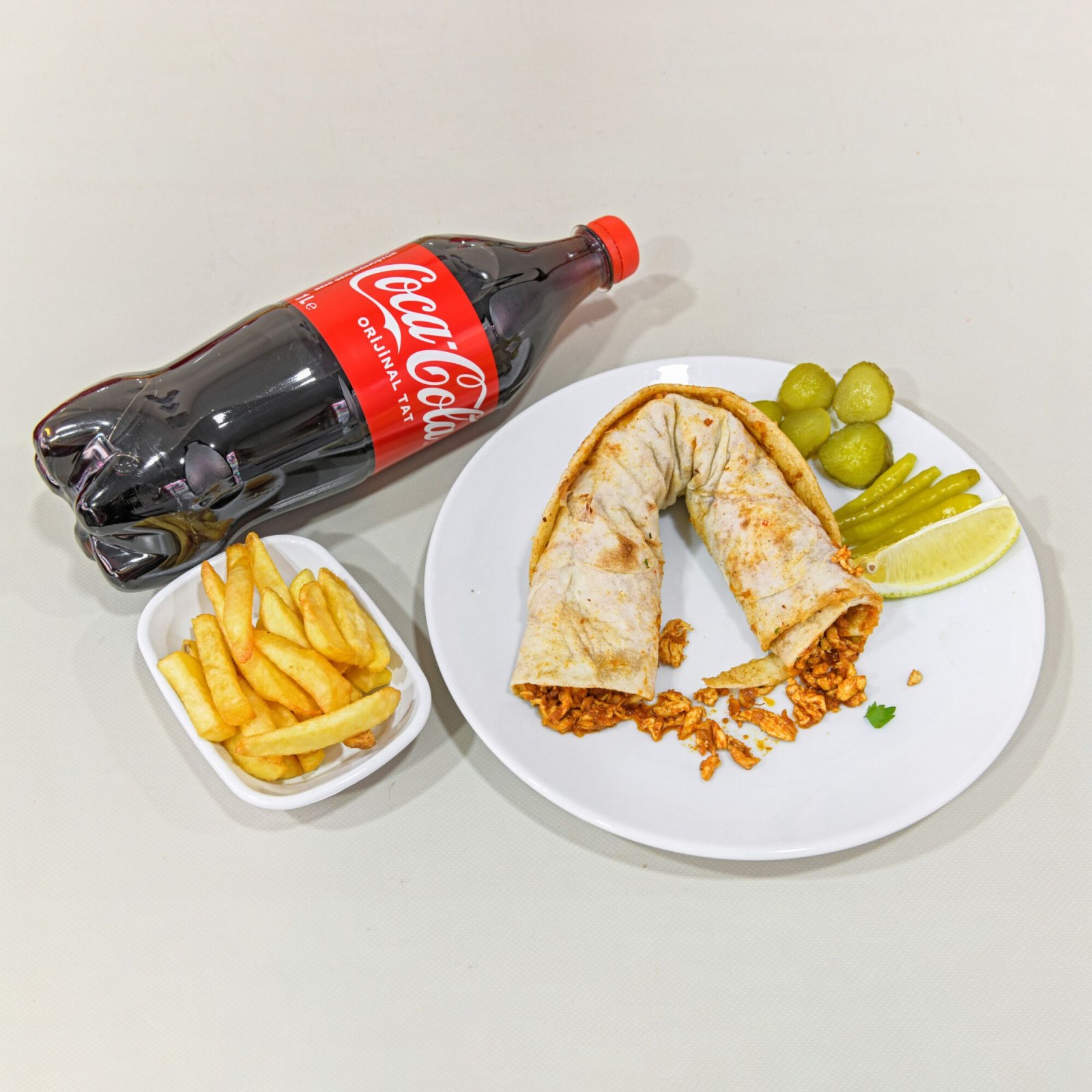 3lü Tavuk Dürüm Tantuni Menü