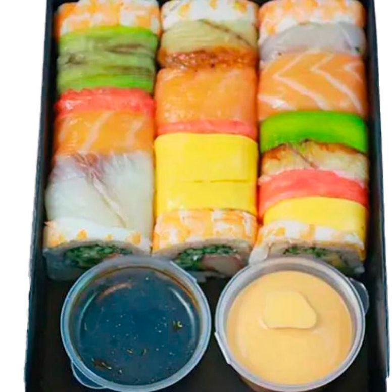 Rainbow Roll ( 12 Pcs )