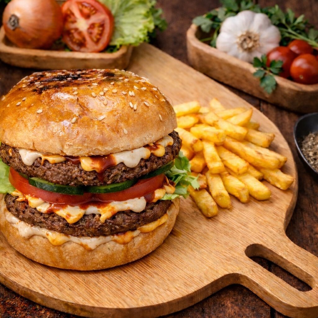 Double Burger ( 280 g. ) +Coca Cola 330 ml